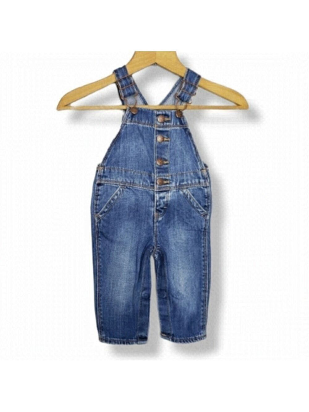 Oshkosh B'Gosh Girls Denim Overalls size 6M